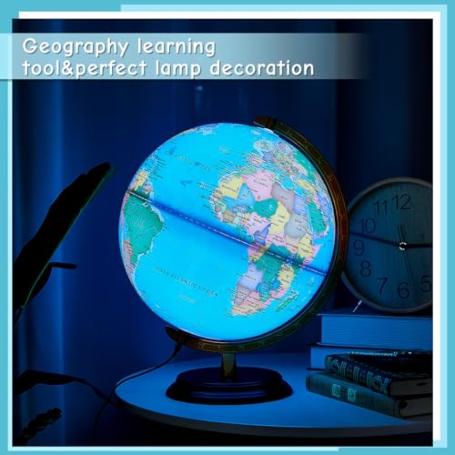 13'' Illuminated World Globe f - Globe Interactive Light avaliação e preço