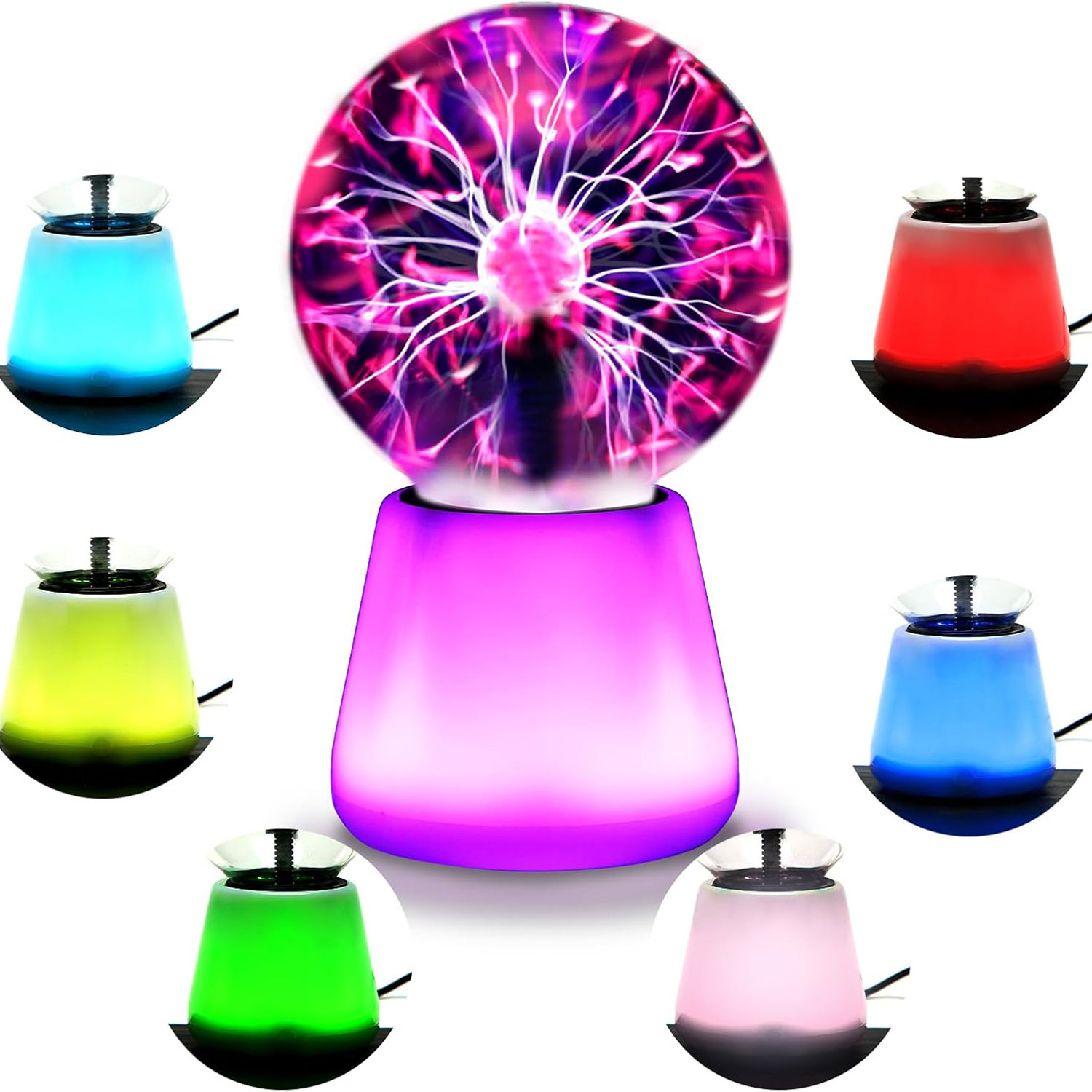 Plasma Ball Lamp Interactive T - Globe Interactive Light avaliação e preço