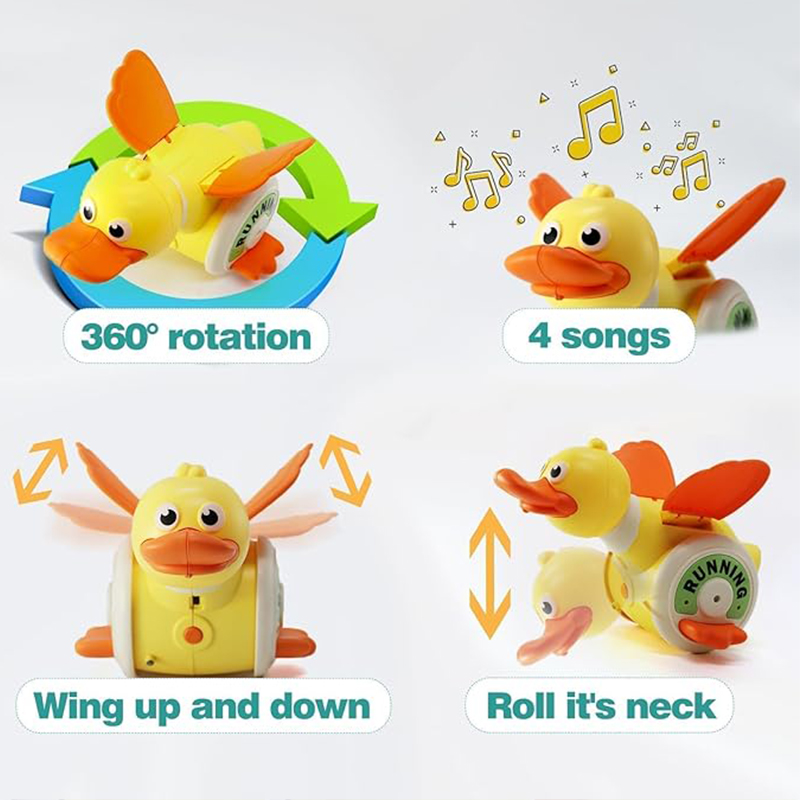 Kid Electric Rotating Duck Sim - Kids Education Music avaliação e preço