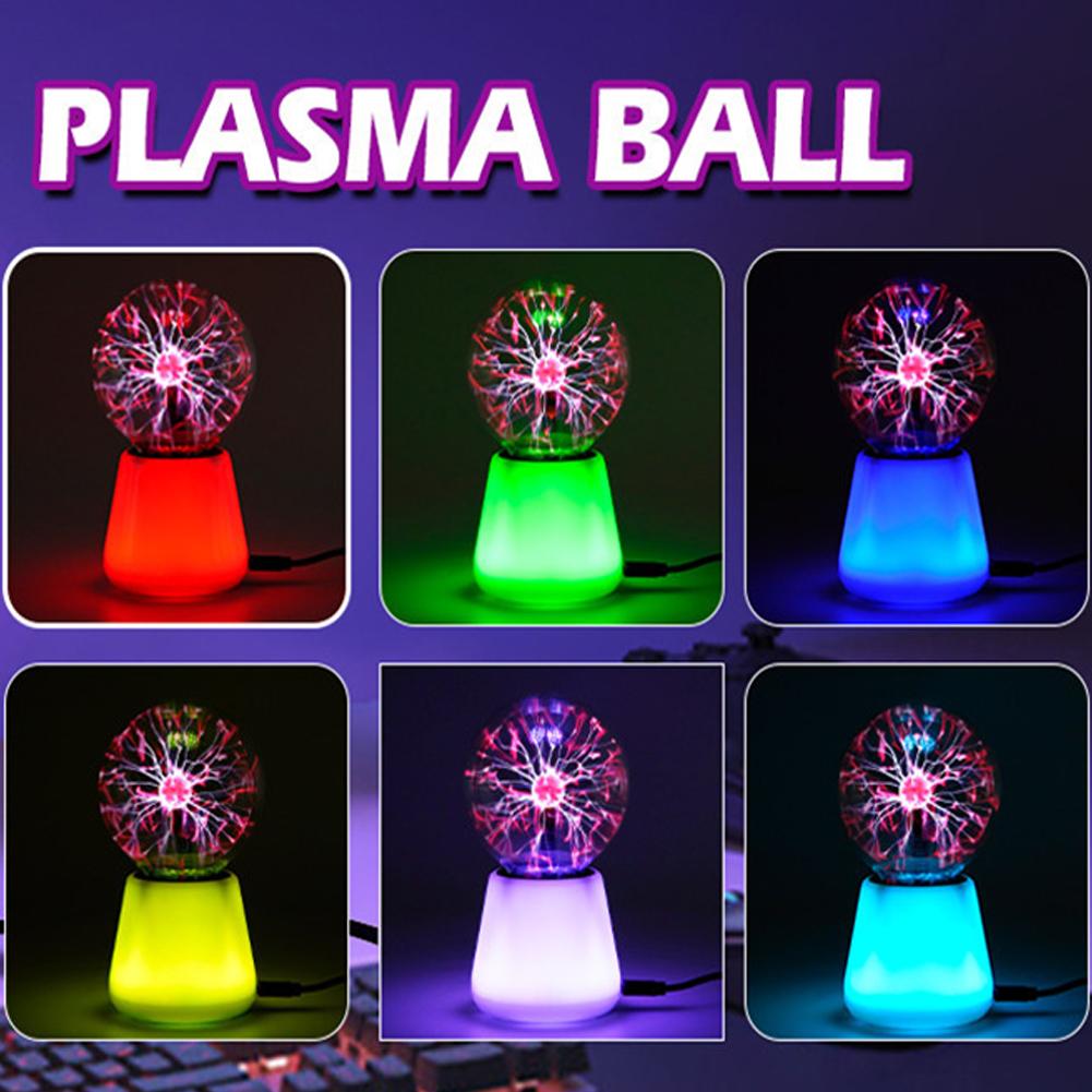 Plasma Ball Lamp Interactive T - Globe Interactive Light avaliação e preço